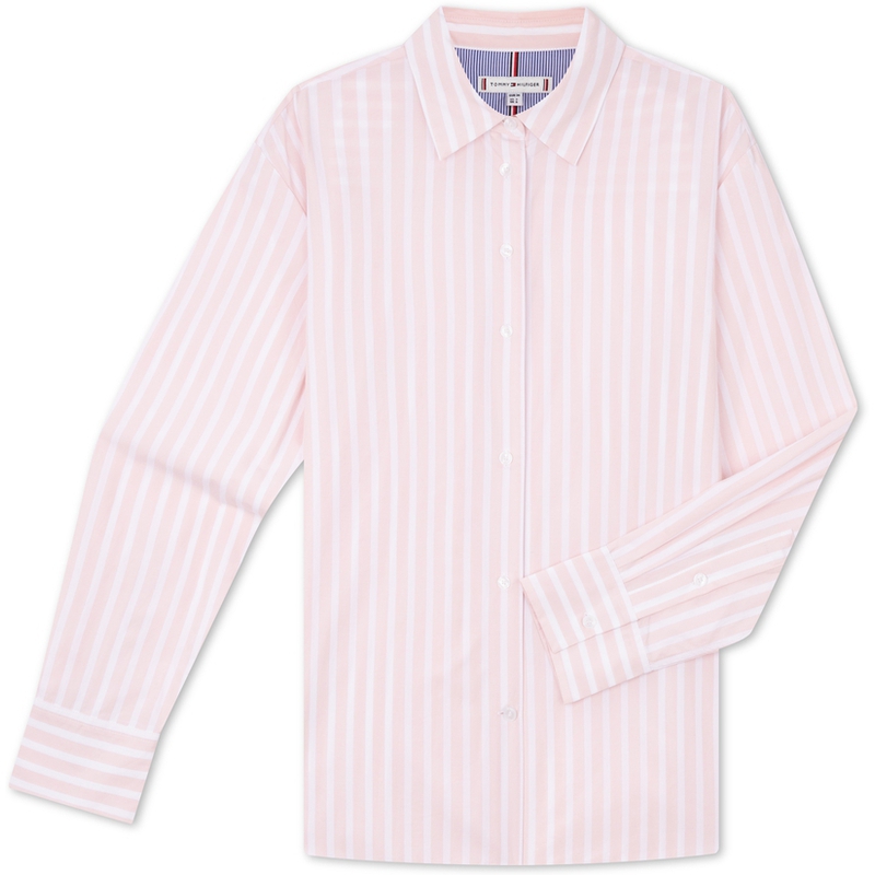 Рубашка из полосатого поплина Tommy Hilfiger, розовый белый stripes 0d1
Рубашка из полосатого поплина Tommy Hilfiger, розовый белый stripes 0d1