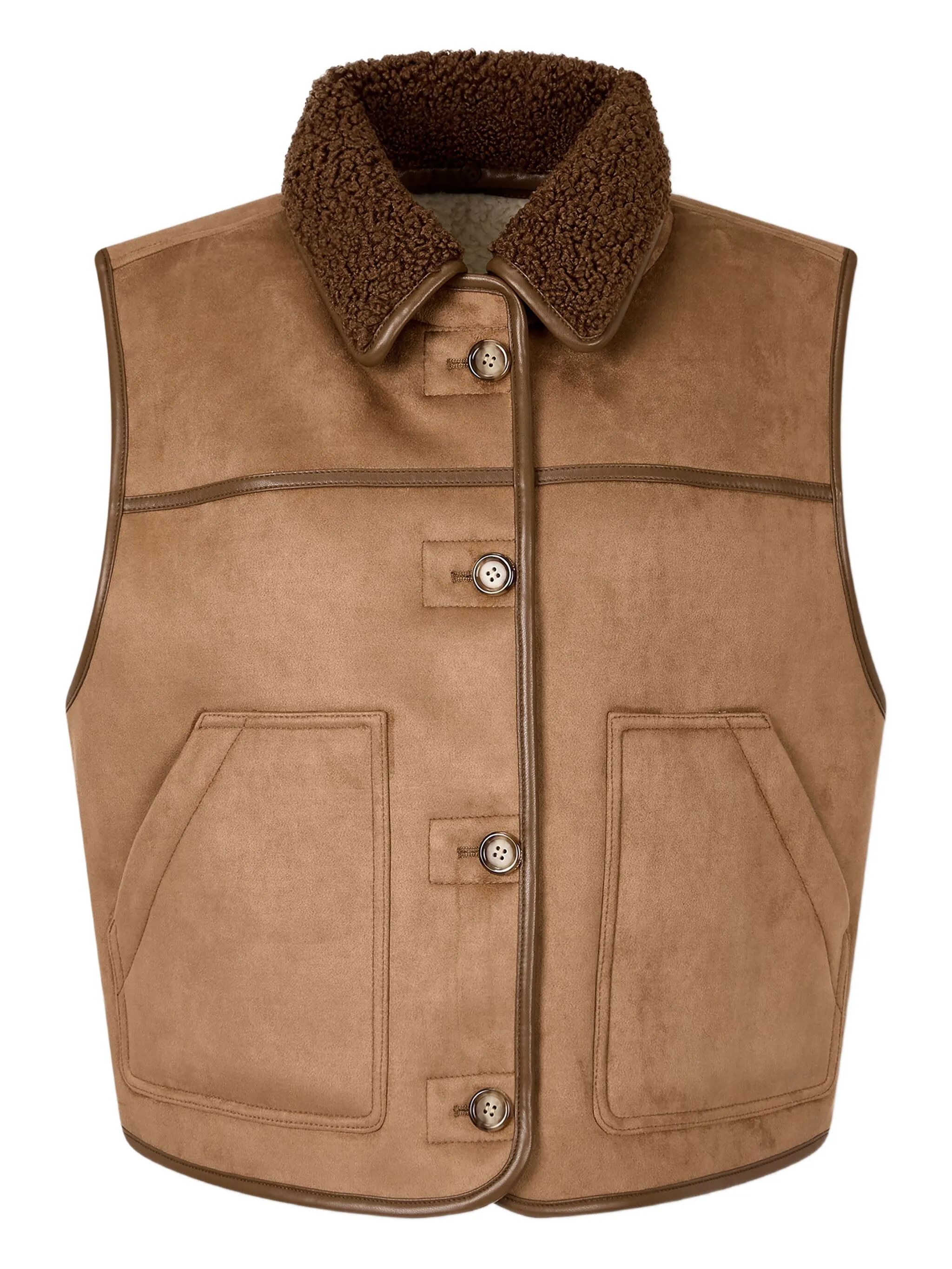Двусторонний жилет Studio Tomboy, коричневый
Двусторонний жилет Studio Tomboy, коричневый