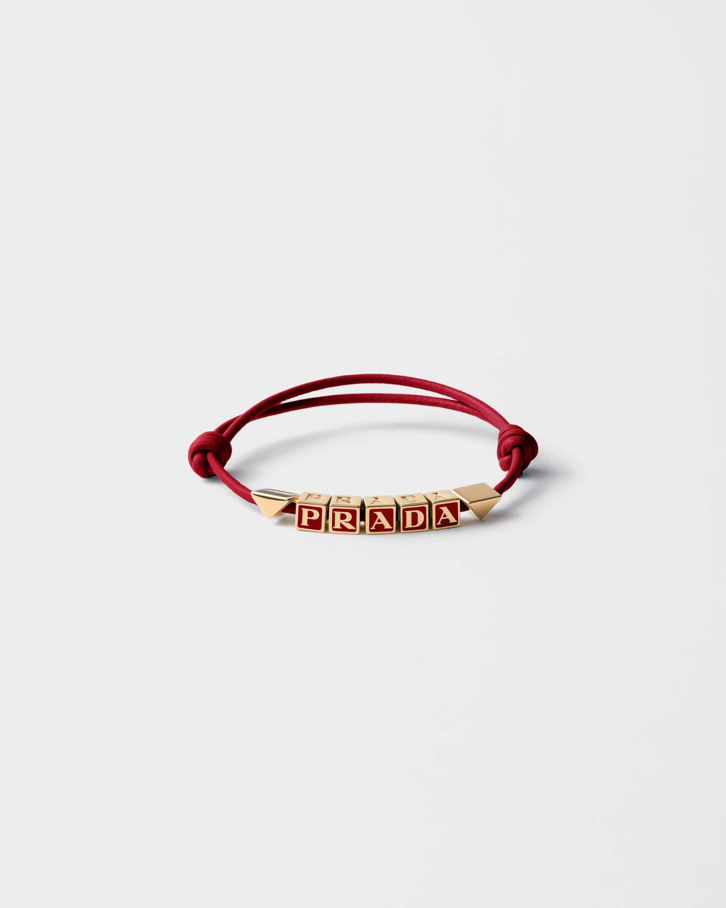 Браслет из кожи наппа Prada, красный
Браслет из кожи наппа Prada, красный