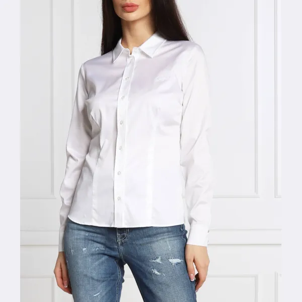 Рубашка приталенного кроя Guess, белый
Рубашка приталенного кроя Guess, белый