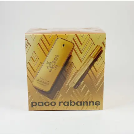 Paco Rabanne One Million Travel Set -Eau De Toilette Spray 100ml With 10ml Eau De Toilette Spray
Paco Rabanne One Million Travel Set -Eau De Toilette Spray 100ml With 10ml Eau De Toilette Spray