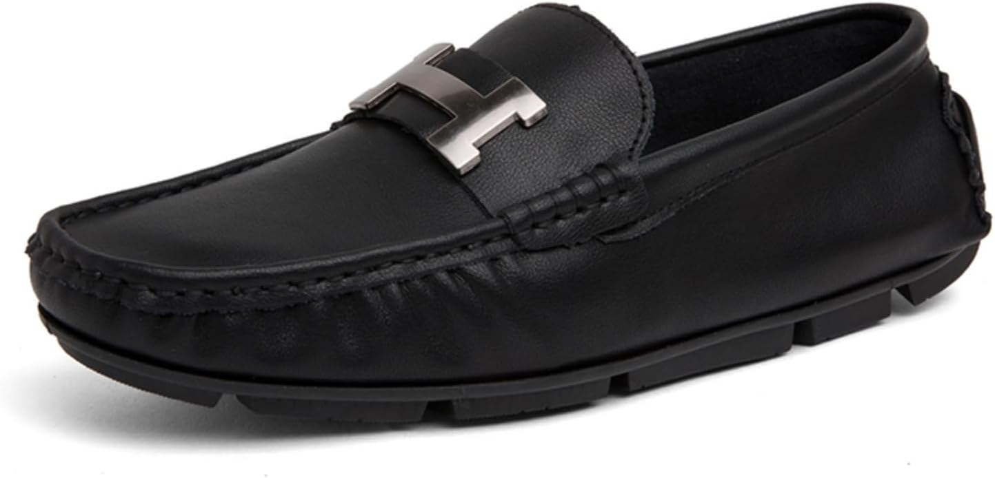 Мужские лоферы из натуральной кожи с металлической пряжкой, удобные и стильные туфли, на каждый день и для деловой носки Aokisx, черный
Мужские лоферы из натуральной кожи с металлической пряжкой, удобные и стильные туфли, на каждый день и для деловой носки Aokisx, черный
