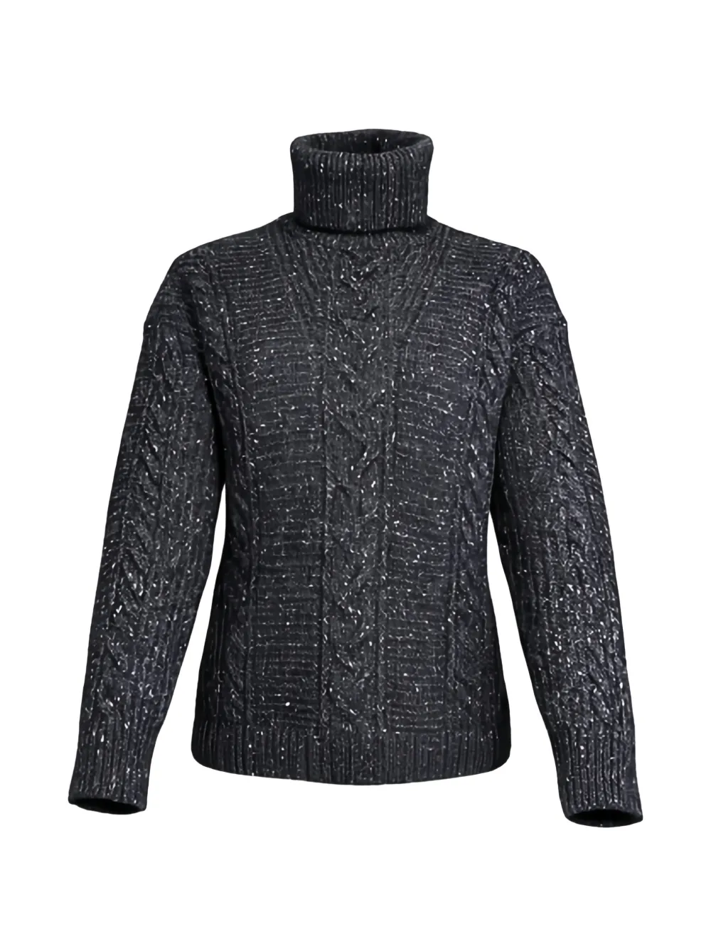 Свитер с воротником-гольф и вязкой «косы» Max Mara, серый
Свитер с воротником-гольф и вязкой «косы» Max Mara, серый