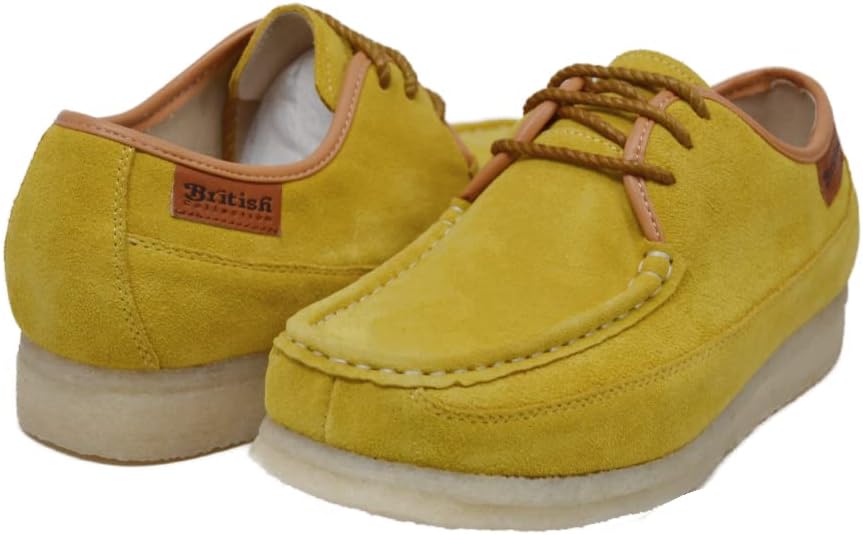 Коллекция British Crown Plus: удобные и стильные мужские замшевые туфли на шнуровке British Collection, желтый
Коллекция British Crown Plus: удобные и стильные мужские замшевые туфли на шнуровке British Collection, желтый