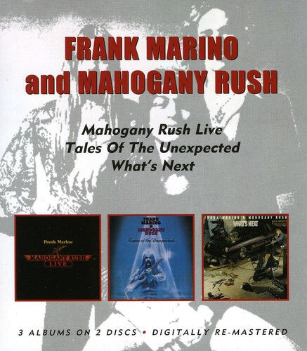 CD диск Marino, Frank & Mohagony Rush: Live / Tales of the Unexpected / Whats Next
CD диск Marino, Frank & Mohagony Rush: Live / Tales of the Unexpected / Whats Next