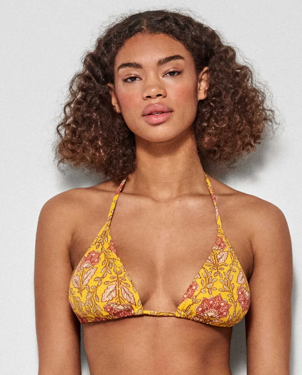 Треугольный верх бикини без косточек с поролоном Gisela, мультиколор
Треугольный верх бикини без косточек с поролоном Gisela, мультиколор