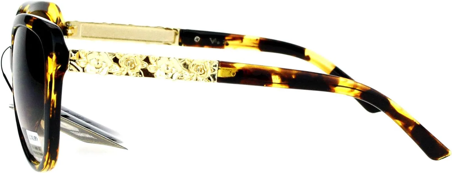 Женские солнцезащитные очки с круглой оправой в виде бабочки, розовым цветочным узором и металлической пластиной, защита от УФ-излучения 400 PASTL, Tortoise (Brown)
Женские солнцезащитные очки с круглой оправой в виде бабочки, розовым цветочным узором и металлической пластиной, защита от УФ-излучения 400 PASTL, Tortoise (Brown)