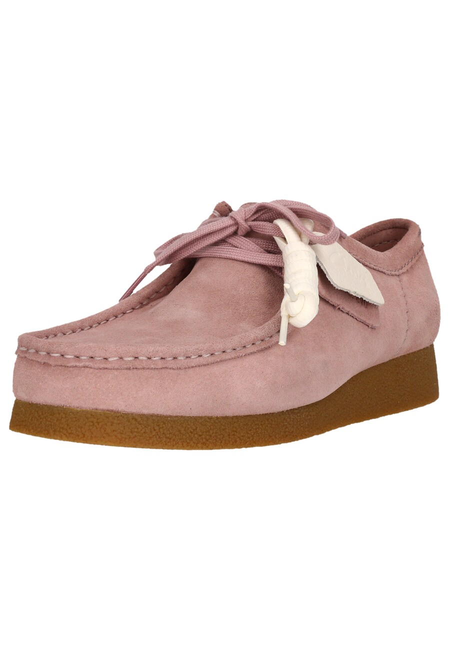 Туфли на шнуровке CLARKS WallabeeEVO, розовый
Туфли на шнуровке CLARKS WallabeeEVO, розовый