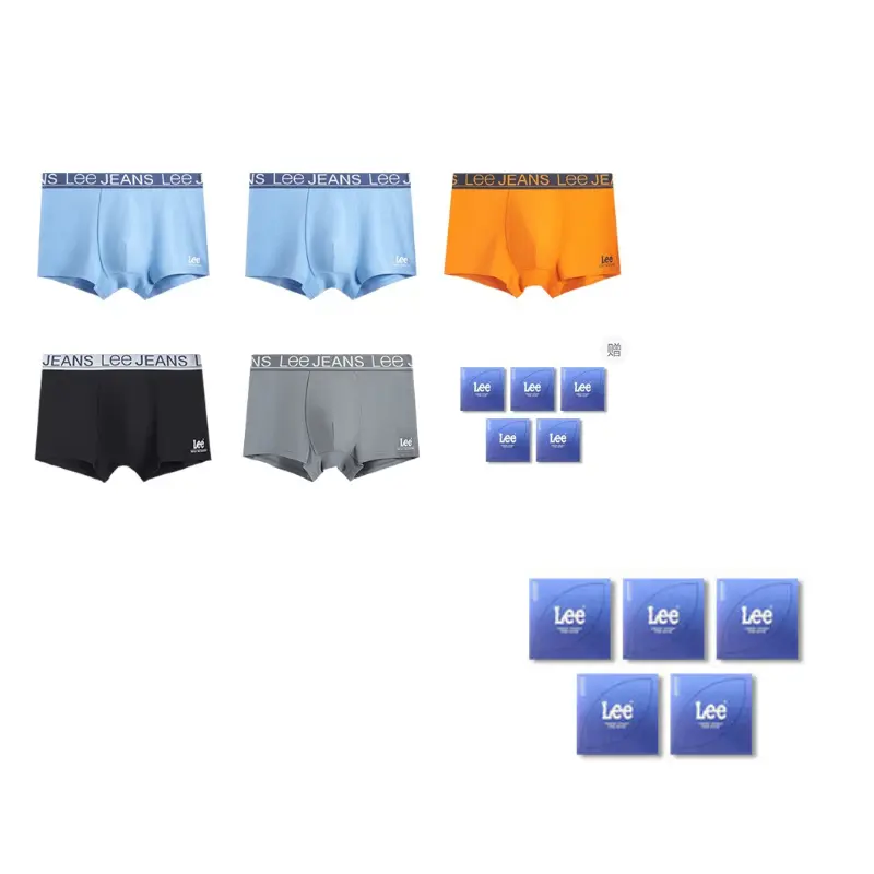 Lee Подарочный набор мужского белья 5 пар
Lee Подарочный набор мужского белья 5 пар
