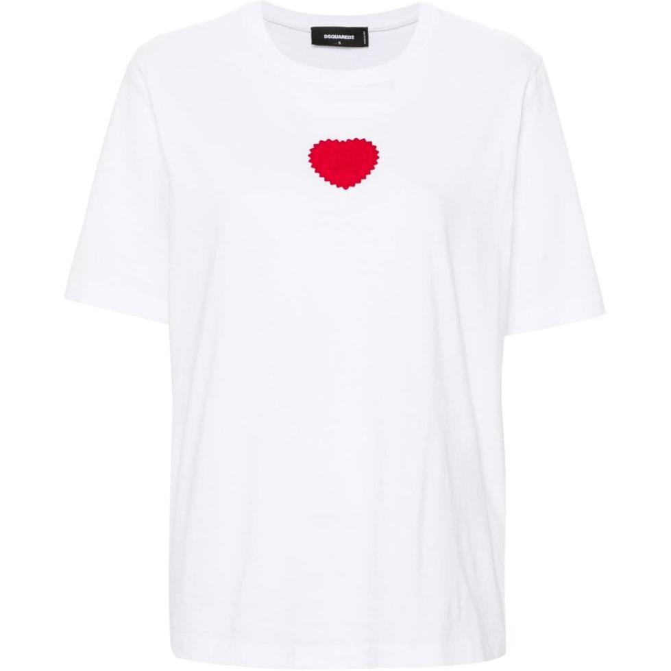 Футболка Dsquared2 Velvet Heart Easy Fit DSQUARED 2, белый
Футболка Dsquared2 Velvet Heart Easy Fit DSQUARED 2, белый