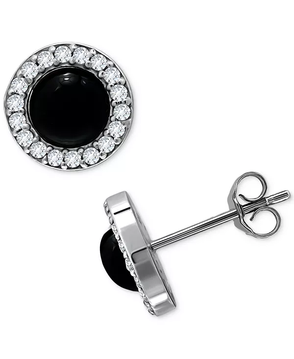 Серьги-Гвоздики с ореолом из оникса и кубического циркония из стерлингового серебра, созданные для Macy's Giani Bernini, onyx/silver
Серьги-Гвоздики с ореолом из оникса и кубического циркония из стерлингового серебра, созданные для Macy's Giani Bernini, onyx/silver
