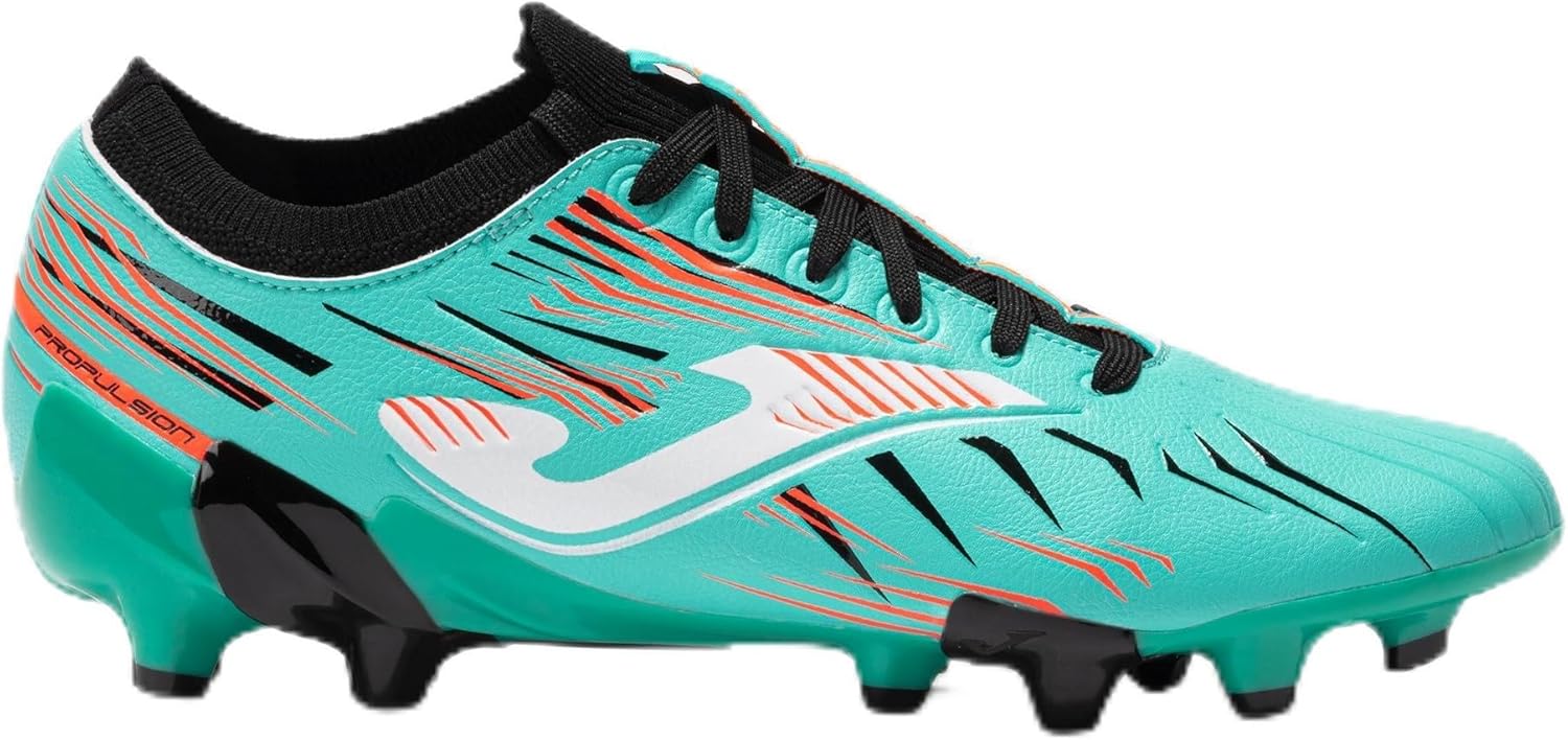 Футбольные бутсы Joma для твердого грунта, 6.5-12 US - Профессиональные бутсы - Верх из микрофибры, хромированная подошва, усиление пятки - Пропульсия, бирюзовый
Футбольные бутсы Joma для твердого грунта, 6.5-12 US - Профессиональные бутсы - Верх из микрофибры, хромированная подошва, усиление пятки - Пропульсия, бирюзовый