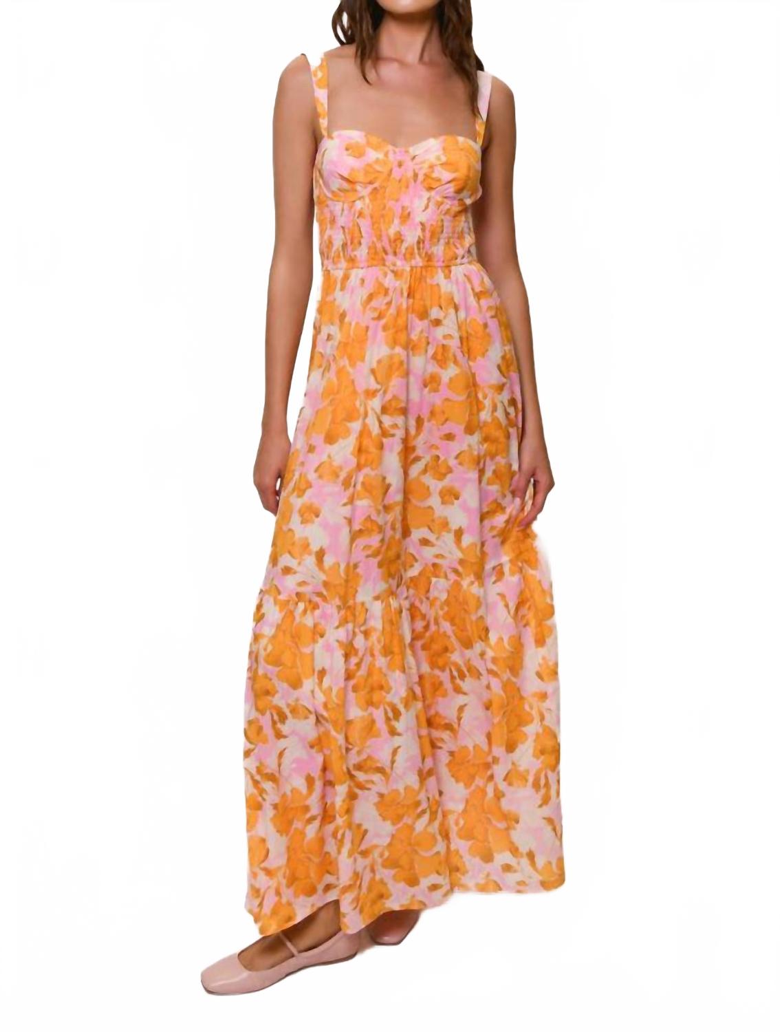 Стефани Макси-платье в золотом винтажном цветочном узоре Hutch
Стефани Макси-платье в золотом винтажном цветочном узоре Hutch