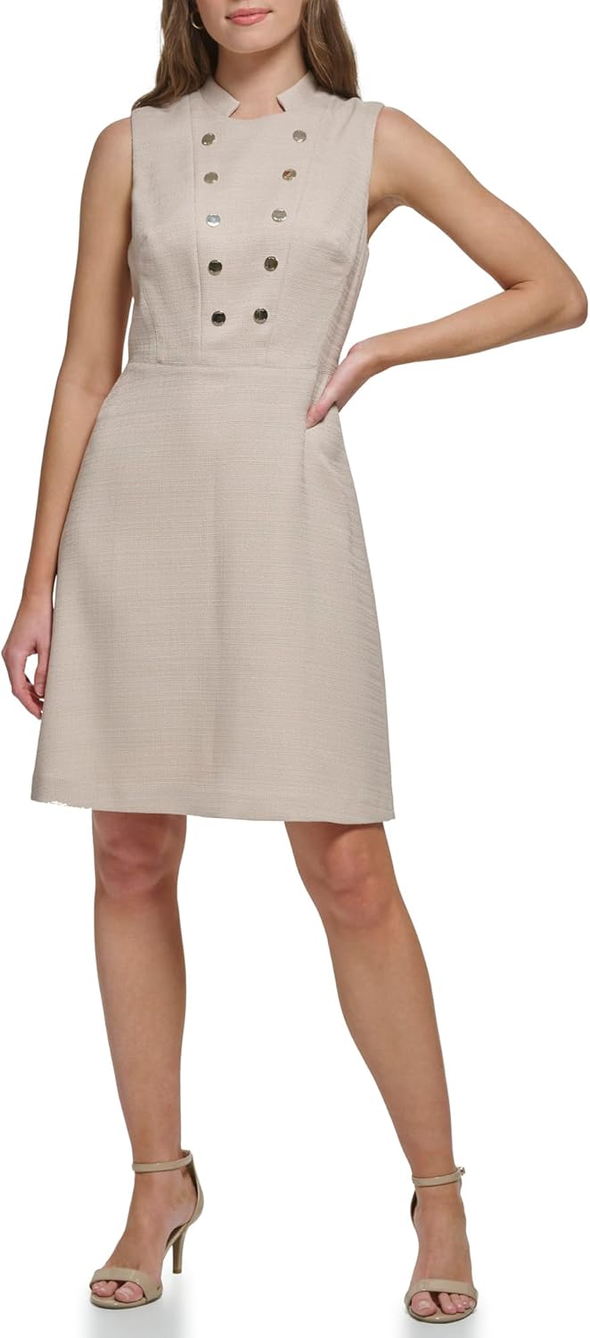 Женское платье-трапеция Tommy Hilfiger с двубортным лифом, Khaki
Женское платье-трапеция Tommy Hilfiger с двубортным лифом, Khaki