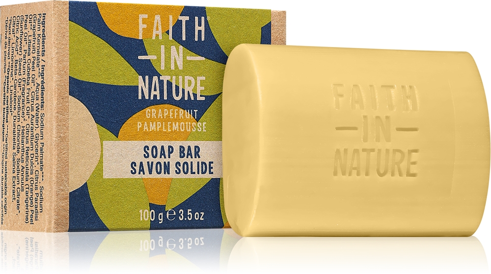 Мыло ручной работы с грейпфрутом, натуральное твердое мыло Faith In Nature, 100 гр
Мыло ручной работы с грейпфрутом, натуральное твердое мыло Faith In Nature, 100 гр