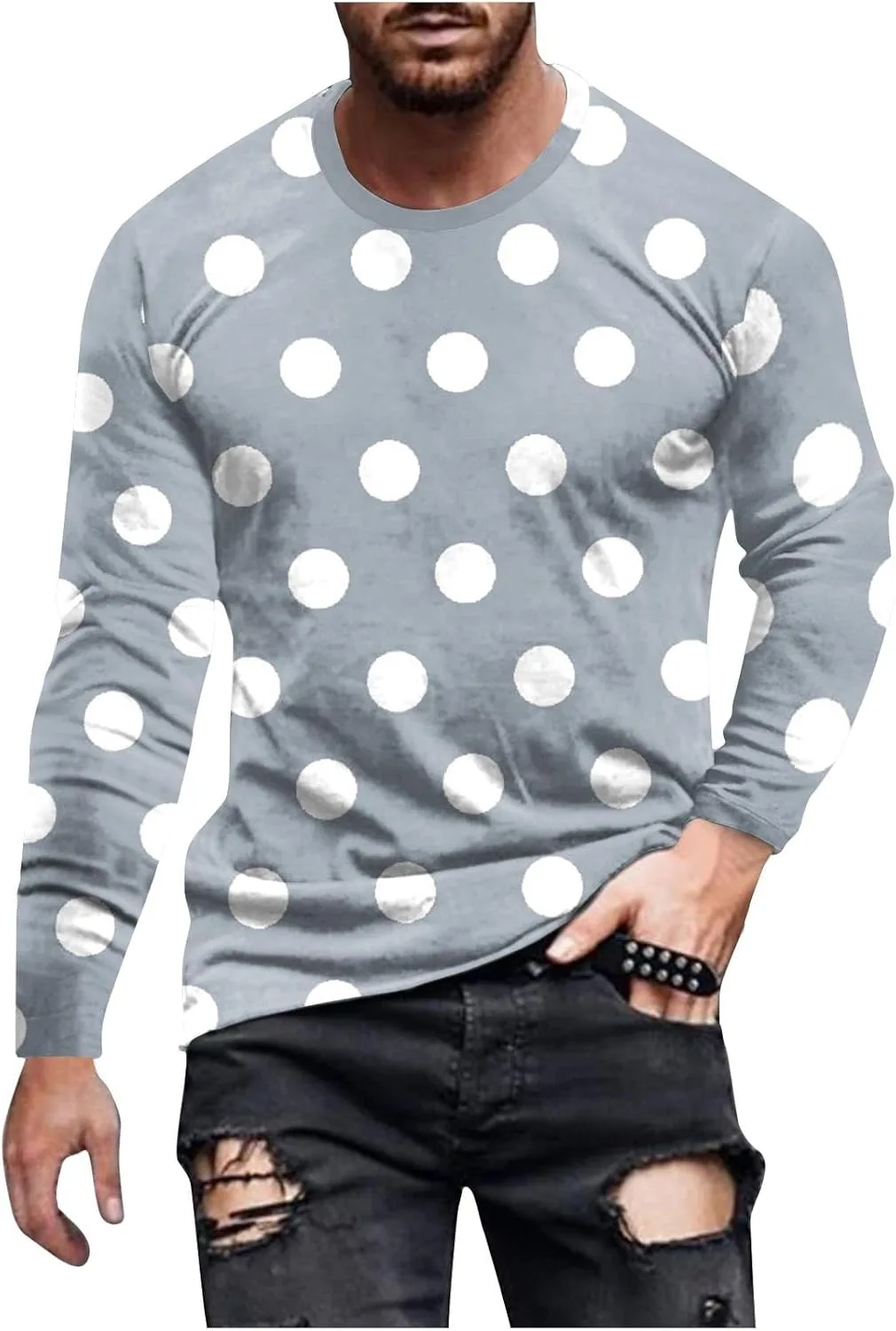 Мужская футболка с длинным рукавом и круглым вырезом, поло, casual
Мужская футболка с длинным рукавом и круглым вырезом, поло, casual