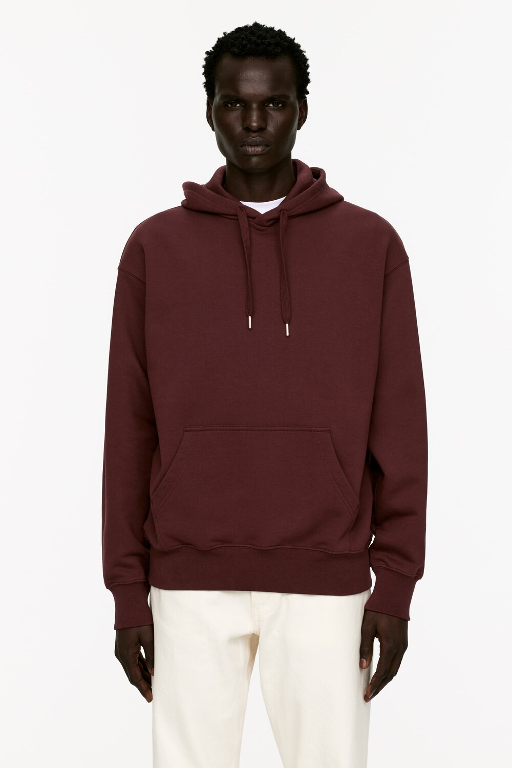 Свободная толстовка с капюшоном Arket, красный 
Свободная толстовка с капюшоном Arket, красный