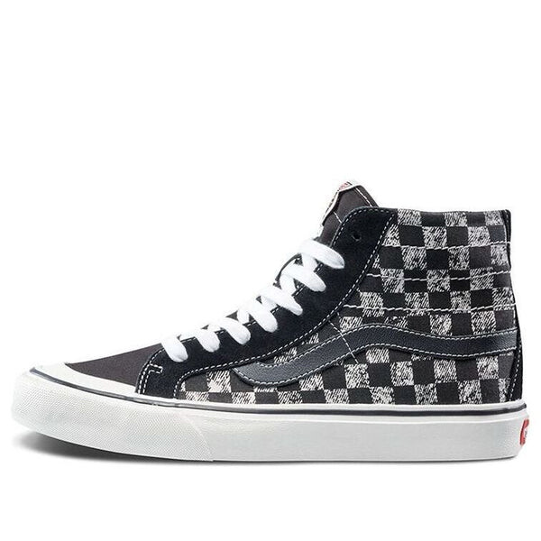 Кроссовки sk8-hi checkboard grey/black Vans, черный
Кроссовки sk8-hi checkboard grey/black Vans, черный