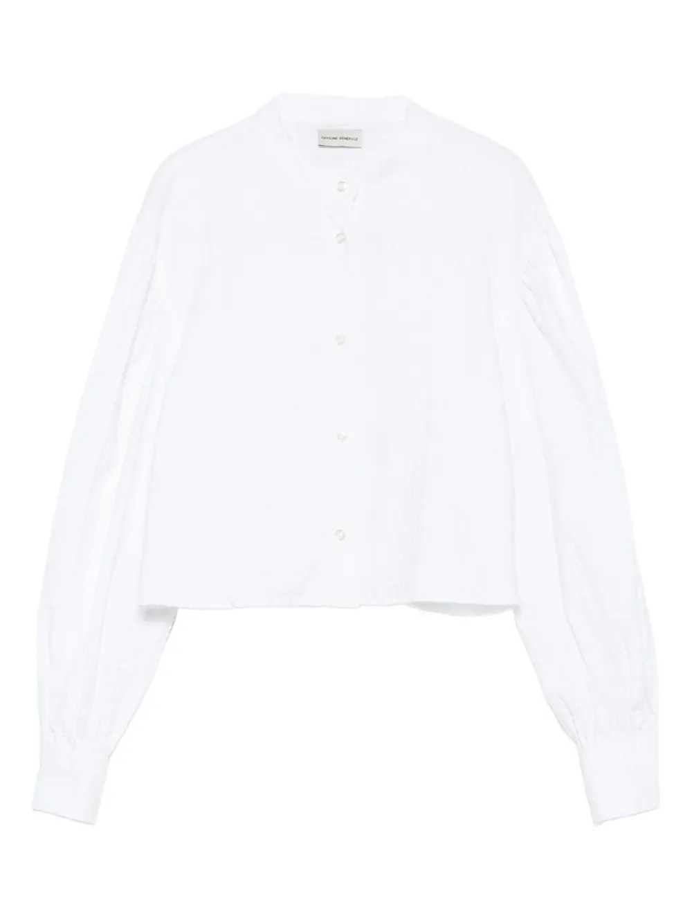 Блузка с манжетами на пуговицах Officine Generale, белый
Блузка с манжетами на пуговицах Officine Generale, белый