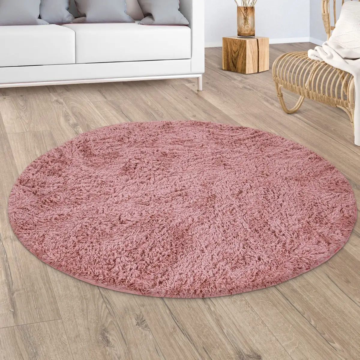 Ковер Paco Home с высоким ворсом "Silky 591", круглый, однотонный, особенно мягкий и приятный Ø 120 см, цвет beere
Ковер Paco Home с высоким ворсом "Silky 591", круглый, однотонный, особенно мягкий и приятный Ø 120 см, цвет beere