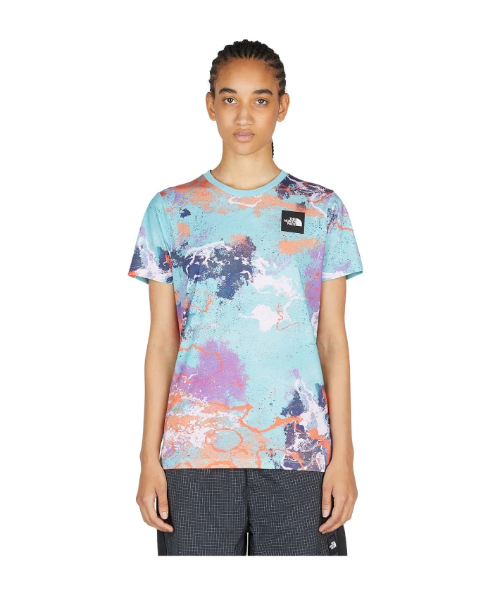 Хлопковая футболка с брызгами The North Face, синий
Хлопковая футболка с брызгами The North Face, синий