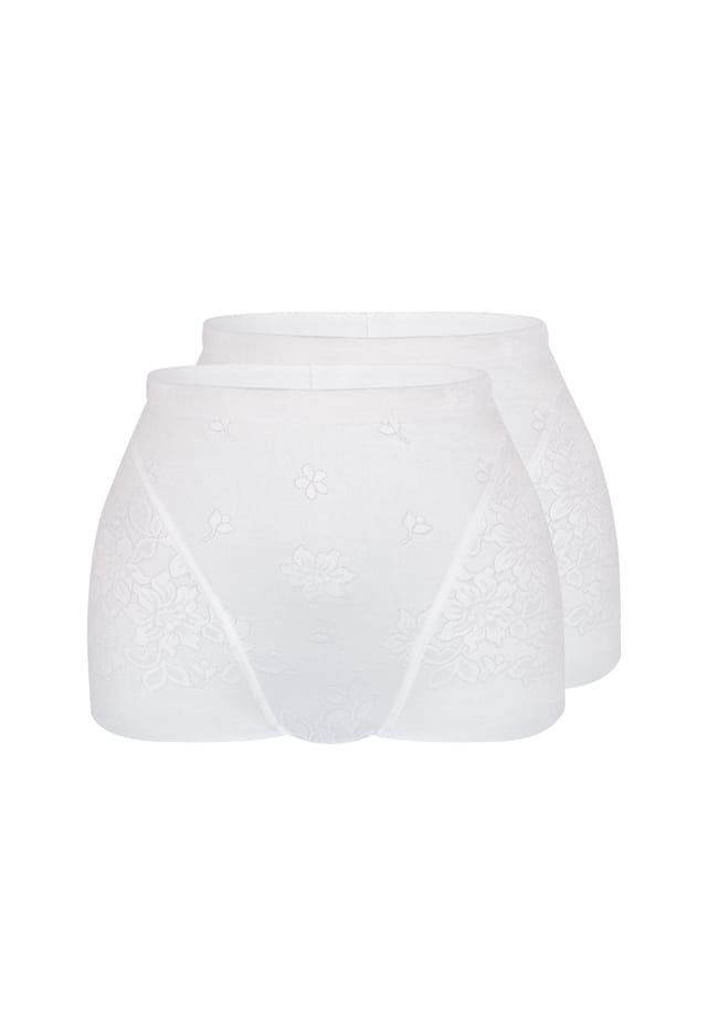 Трусики-Бюстье функциональные жаккардовые упаковка из 2 шт. Sassa, белый
Трусики-Бюстье функциональные жаккардовые упаковка из 2 шт. Sassa, белый