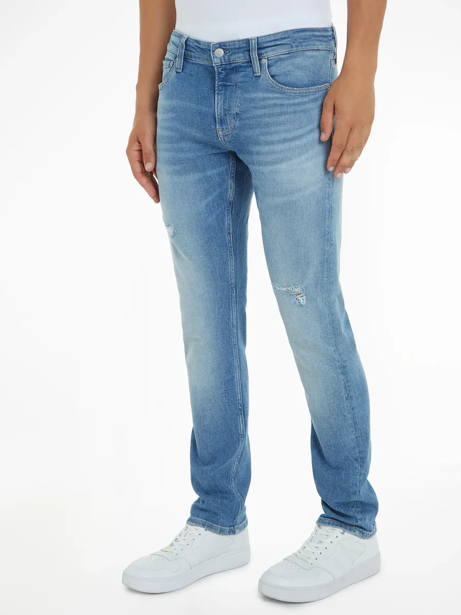 Узкие джинсы Calvin Klein Jeans "SLIM", модель с 5 карманами, джинсовый
Узкие джинсы Calvin Klein Jeans "SLIM", модель с 5 карманами, джинсовый