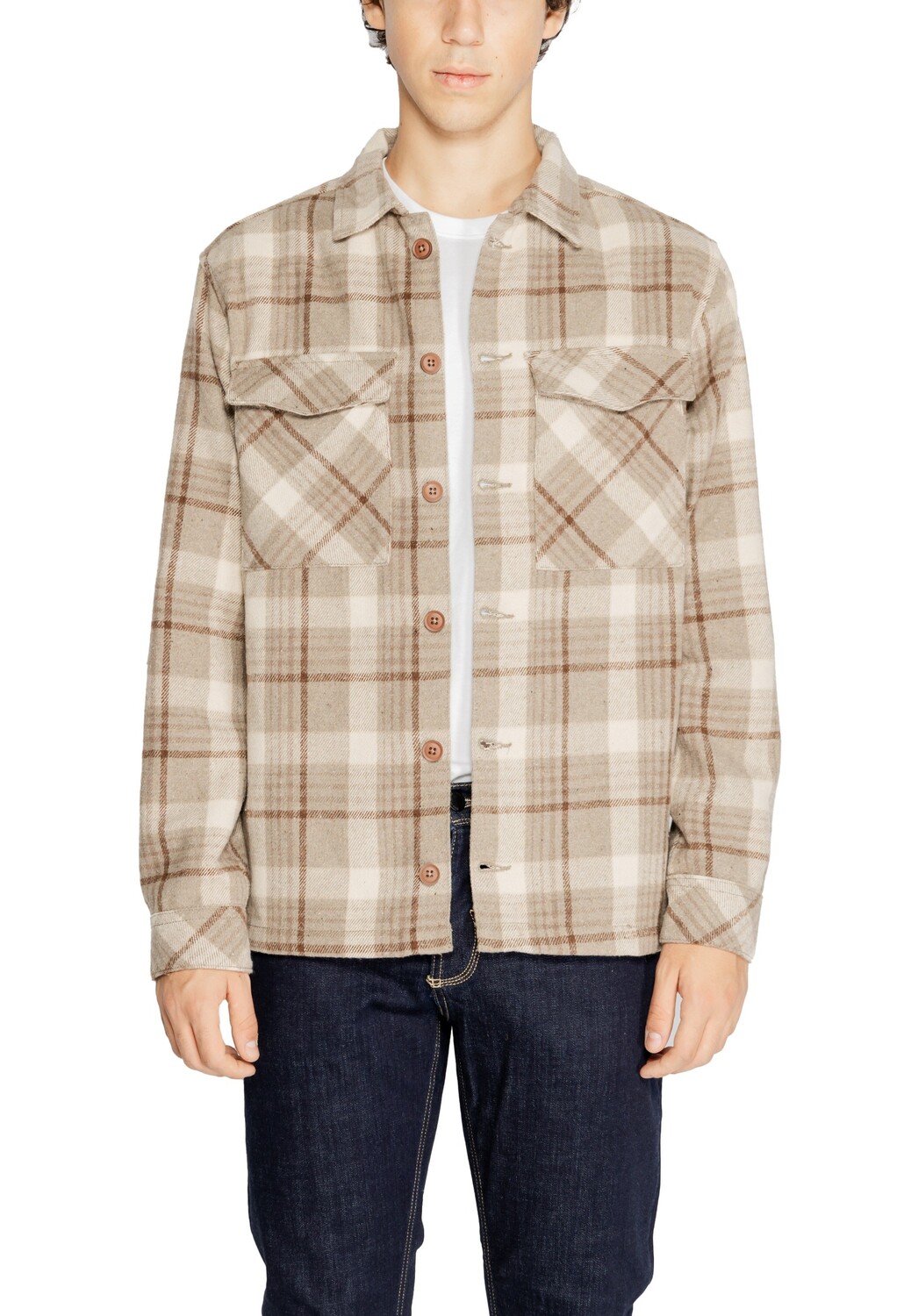 Рубашка Hamaki-Ho в клетку, бежевый
Рубашка Hamaki-Ho в клетку, бежевый