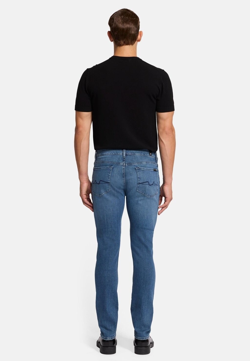 Джинсы облегающего кроя 7 for all mankind, светло-голубой
Джинсы облегающего кроя 7 for all mankind, светло-голубой