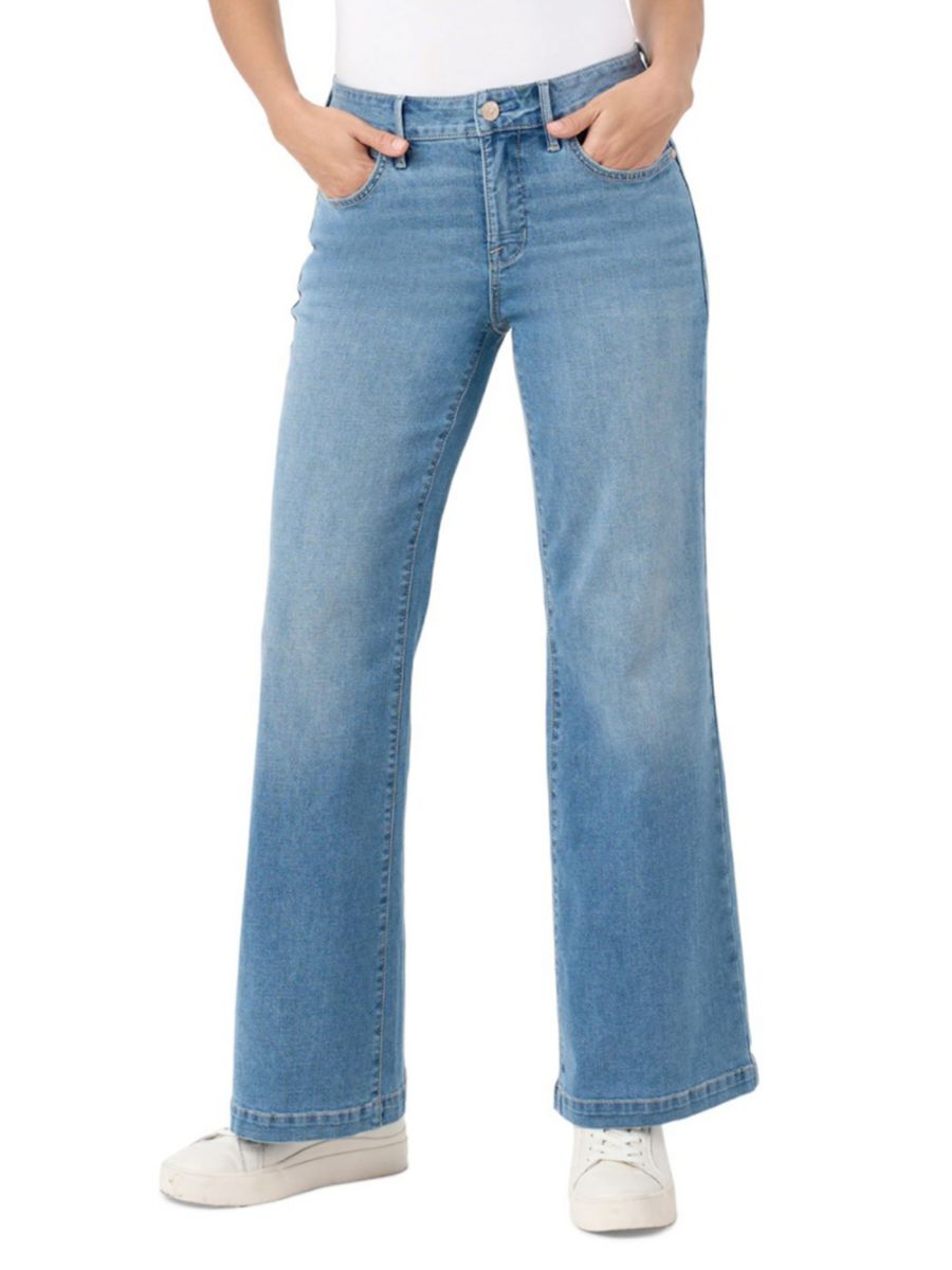 Джинсы Bella с вышитыми карманами и широкими штанинами Seven7, цвет Oxford Light
Джинсы Bella с вышитыми карманами и широкими штанинами Seven7, цвет Oxford Light