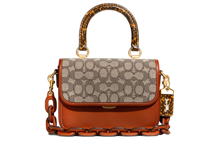 Rogue Leather Small Square Bag, Crossbody Handbag Trumpets Women's Caramel Brown COACH
Rogue Leather Small Square Bag, Crossbody Handbag Trumpets Women's Caramel Brown COACH