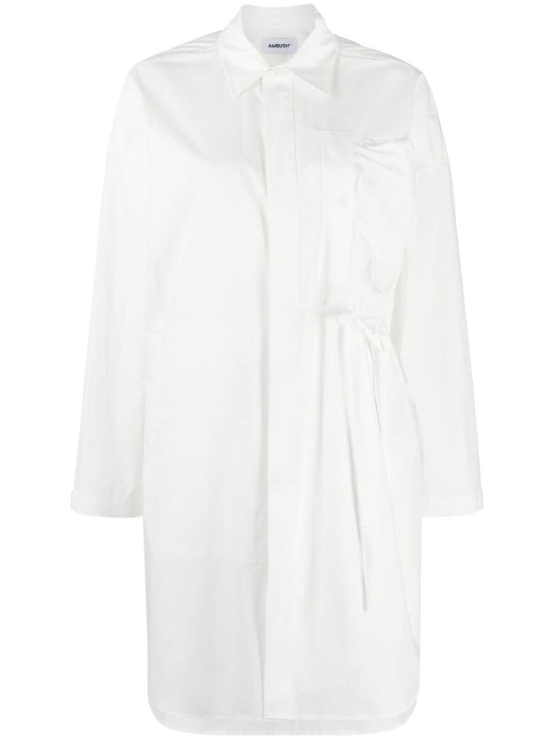AMBUSH платье-рубашка оверсайз с завязками, белый
AMBUSH платье-рубашка оверсайз с завязками, белый