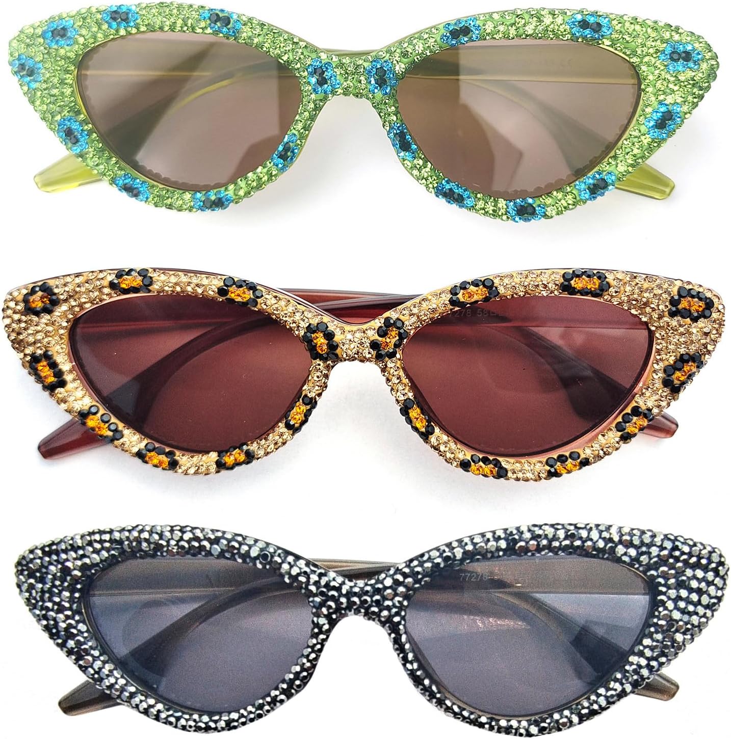 willochra Роскошные солнцезащитные очки со стразами для женщин, модные, сексуальные, сверкающие, «кошачий глаз», бриллиантовые солнцезащитные очки Lady bing, хрустальные очки, 3pcs-black&leopard&green
willochra Роскошные солнцезащитные очки со стразами для женщин, модные, сексуальные, сверкающие, «кошачий глаз», бриллиантовые солнцезащитные очки Lady bing, хрустальные очки, 3pcs-black&leopard&green