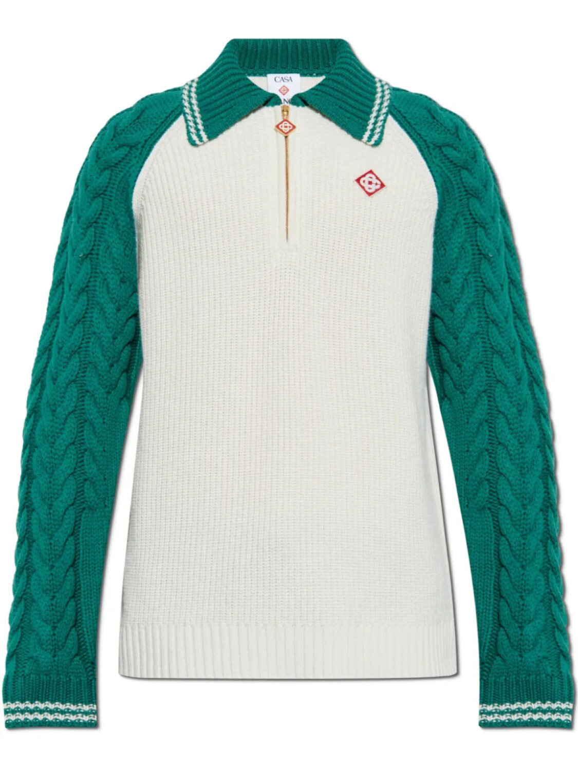 Двухцветный джемпер Casablanca, зеленый
Двухцветный джемпер Casablanca, зеленый