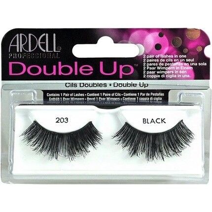 Double Up Lash 203 Черный — 1 пара, Ardell 
Double Up Lash 203 Черный — 1 пара, Ardell