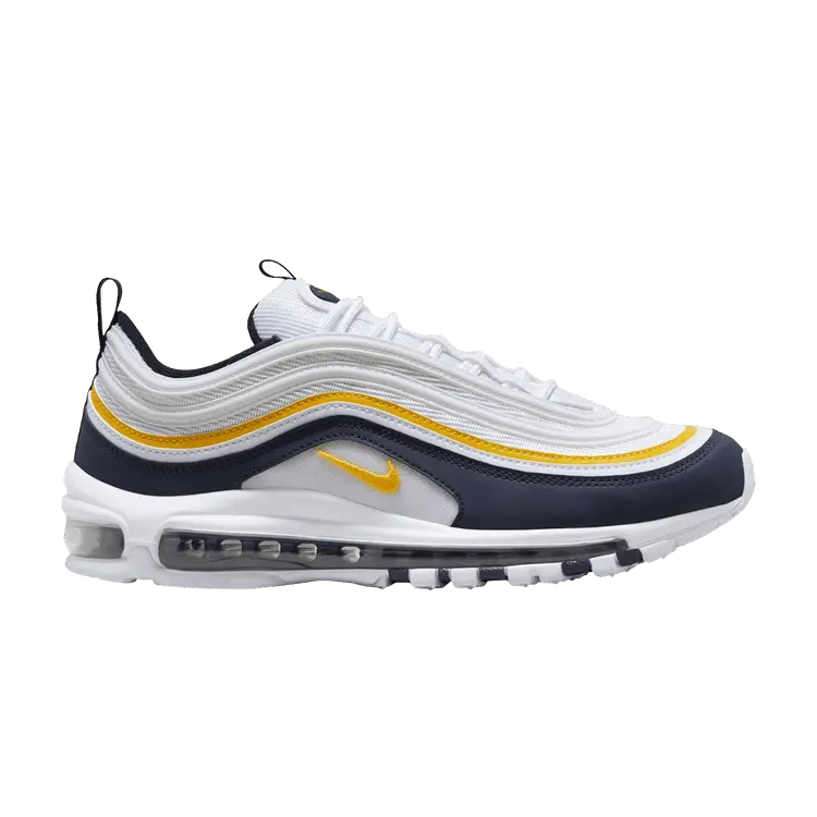 Кроссовки Nike Air Max 97 'Michigan', белый 
Кроссовки Nike Air Max 97 'Michigan', белый