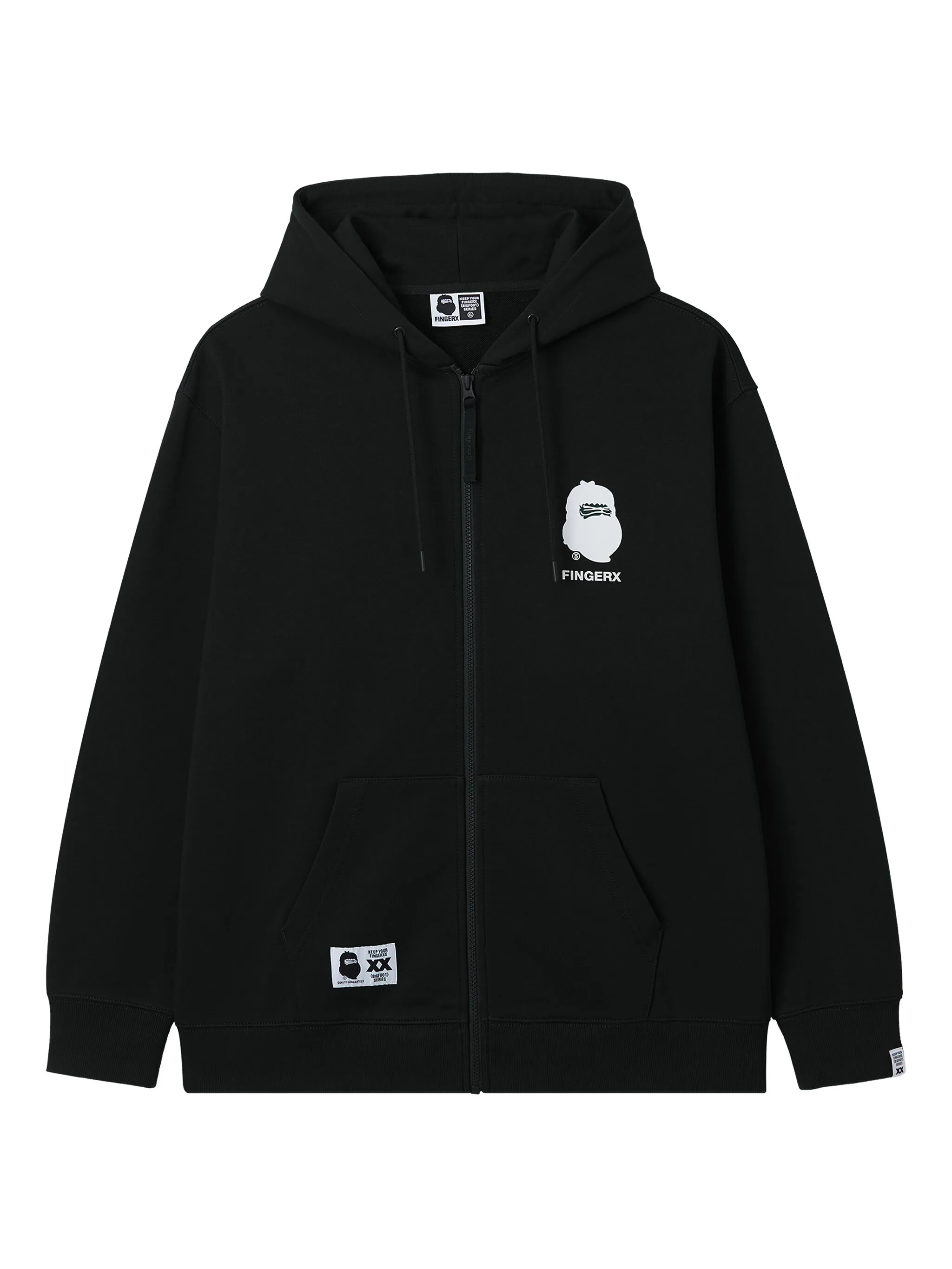 Худи на молнии с графичным принтом Fingercroxx, черный
Худи на молнии с графичным принтом Fingercroxx, черный