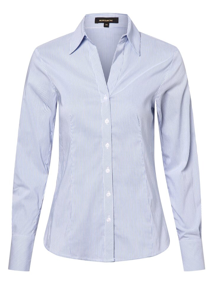 Блуза More & More, цвет hellblau weiß
Блуза More & More, цвет hellblau weiß