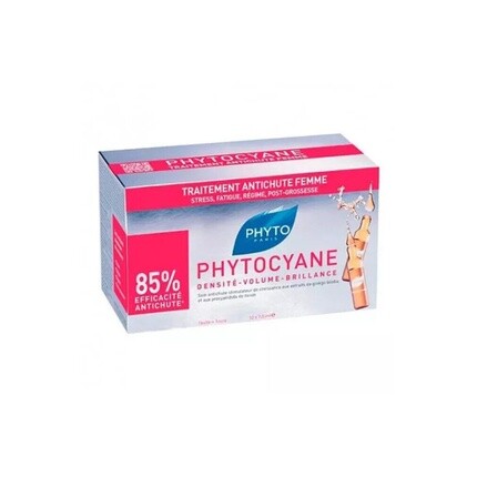 Фито-фитоциановое реактивное средство против выпадения волос 12х5 мл, Phyto Paris 
Фито-фитоциановое реактивное средство против выпадения волос 12х5 мл, Phyto Paris