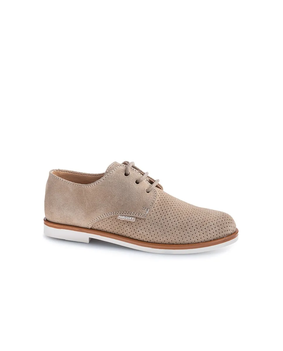 Детские кожаные повседневные туфли со шнурками Pablosky, бежевый
Детские кожаные повседневные туфли со шнурками Pablosky, бежевый