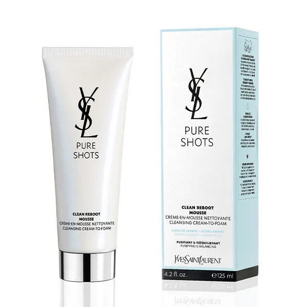 Очиститель лица Pure Shots Clean Reboot Limpiador Facial Yves Saint Laurent, 125 ml 
Очиститель лица Pure Shots Clean Reboot Limpiador Facial Yves Saint Laurent, 125 ml