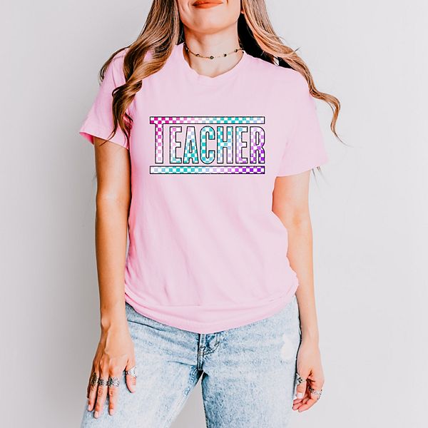 Футболка Teacher с коротким рукавом в разноцветную клетку Simply Sage Market, Зеленый, Футболка Teacher с коротким рукавом в разноцветную клетку Simply Sage Market
Футболка Teacher с коротким рукавом в разноцветную клетку Simply Sage Market, Зеленый, Футболка Teacher с коротким рукавом в разноцветную клетку Simply Sage Market