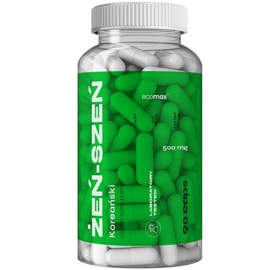 Ecomax, Ginseng Корейский женьшень 500 мг 90 капсул, белый
Ecomax, Ginseng Корейский женьшень 500 мг 90 капсул, белый