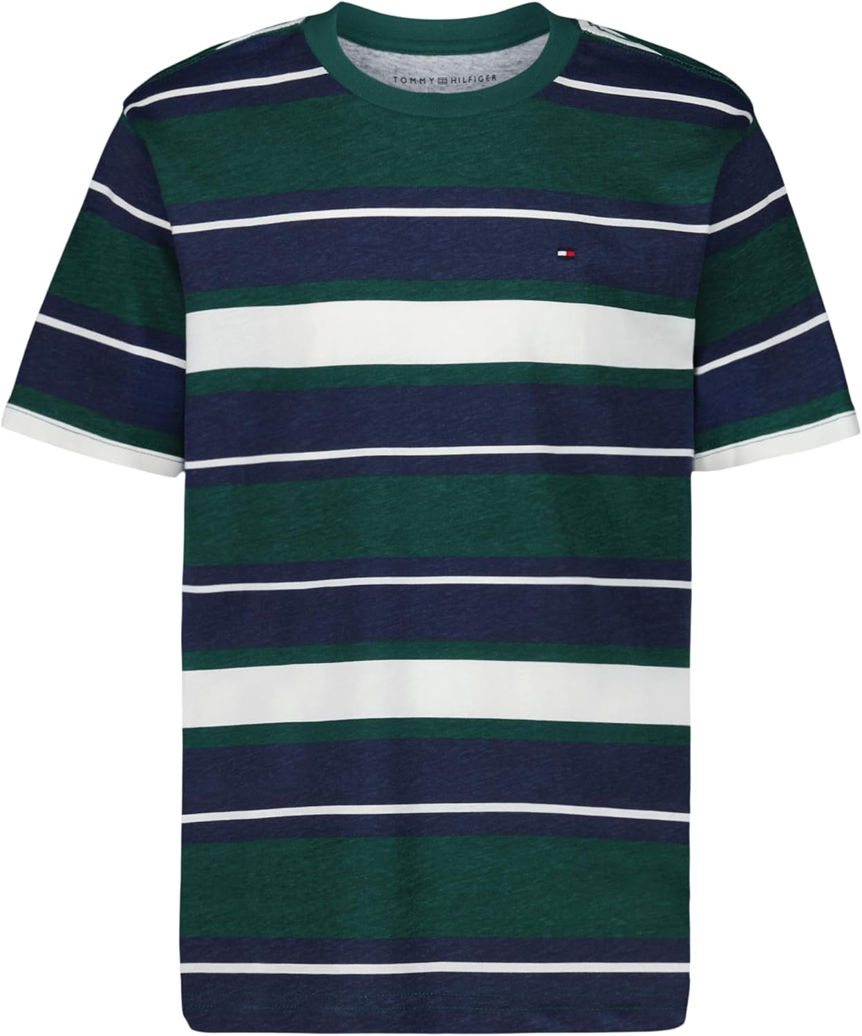 Футболка Tommy Hilfiger Boys с короткими рукавами, полосатой отделкой и круглым вырезом, мягкая, удобная, свободного кроя, Major Rain Forest, Зеленый, Футболка Tommy Hilfiger Boys с короткими рукавами, полосатой отделкой и круглым вырезом, мягкая, удобная
Футболка Tommy Hilfiger Boys с короткими рукавами, полосатой отделкой и круглым вырезом, мягкая, удобная, свободного кроя, Major Rain Forest, Зеленый, Футболка Tommy Hilfiger Boys с короткими рукавами, полосатой отделкой и круглым вырезом, мягкая, удобная