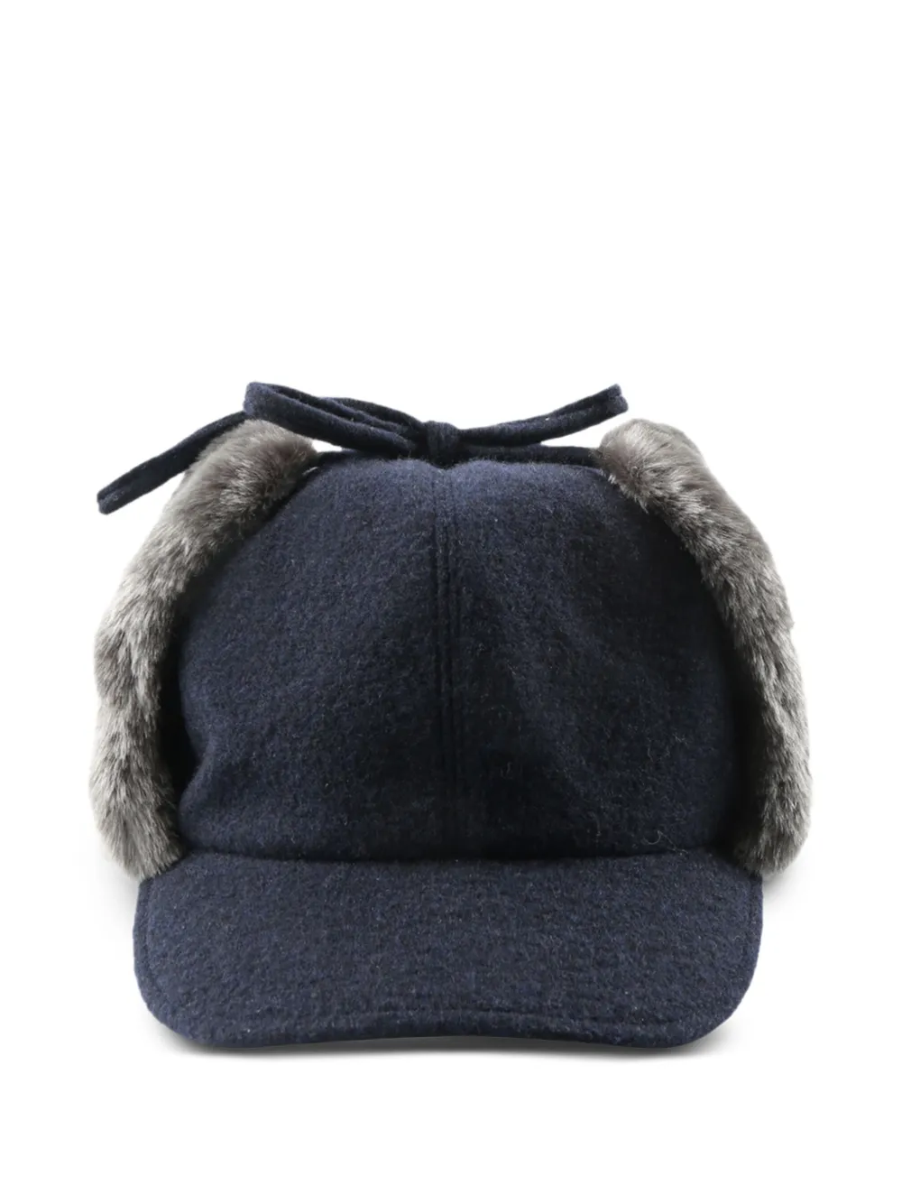 Шапка с отделкой из искусственного меха Y's, синий
Шапка с отделкой из искусственного меха Y's, синий