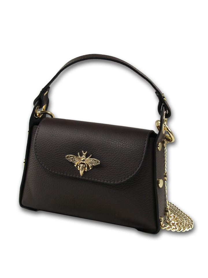 Кожаная сумка через плечо Toscanto, темно-коричневая, примерно 19 см
Кожаная сумка через плечо Toscanto, темно-коричневая, примерно 19 см