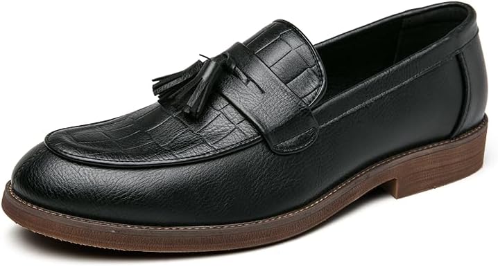 Мужские кожаные туфли ручной работы SWZEC, модные и удобные лоферы-мокасины, черный
Мужские кожаные туфли ручной работы SWZEC, модные и удобные лоферы-мокасины, черный