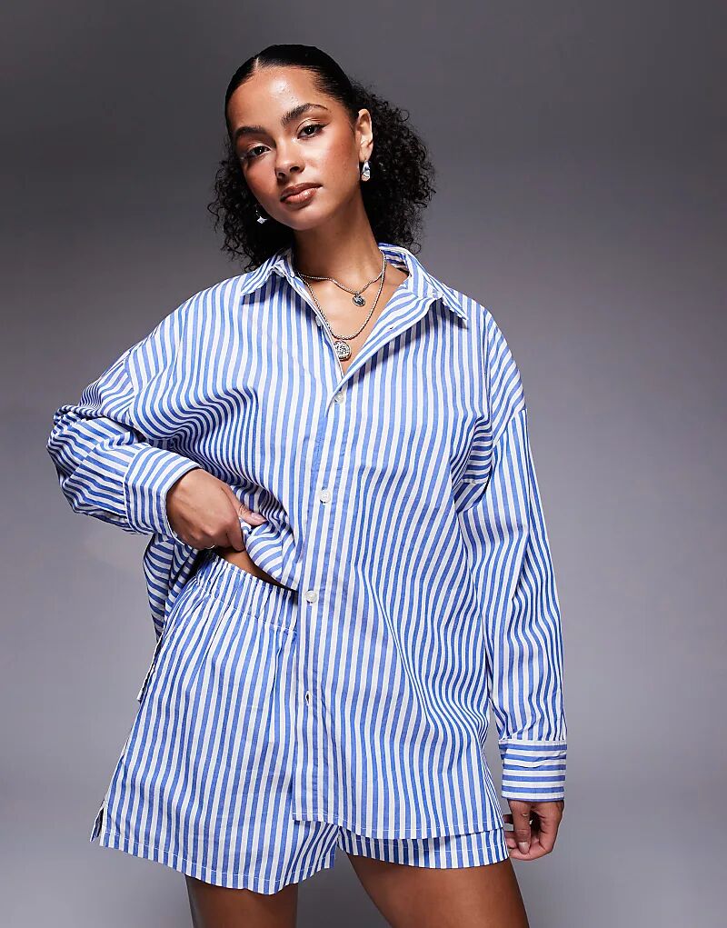 Рубашка из поплина Nike Stripe синего и белого цветов
Рубашка из поплина Nike Stripe синего и белого цветов