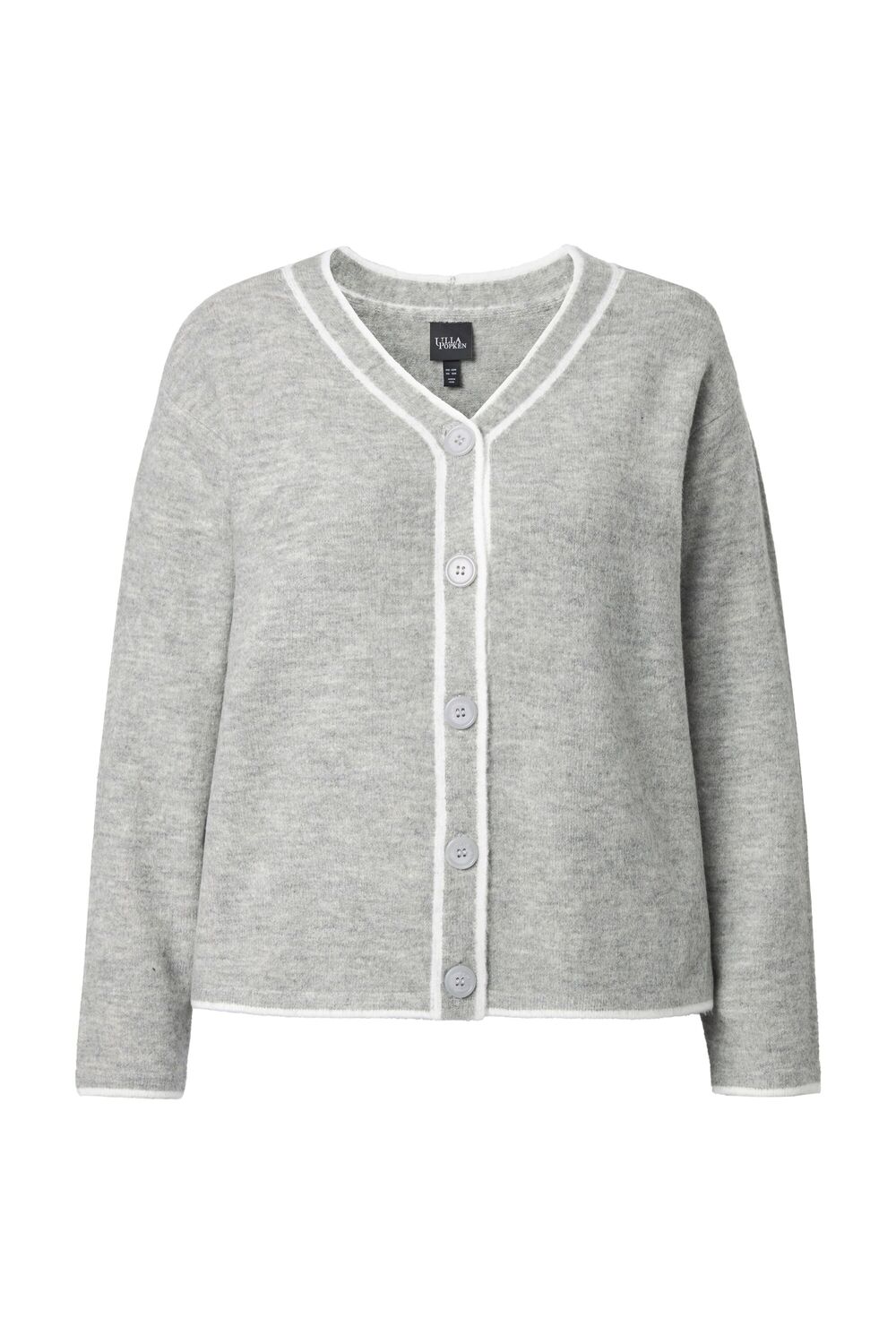 Ulla Popken Вязаный кардиган в крапчатом сером
Ulla Popken Вязаный кардиган в крапчатом сером