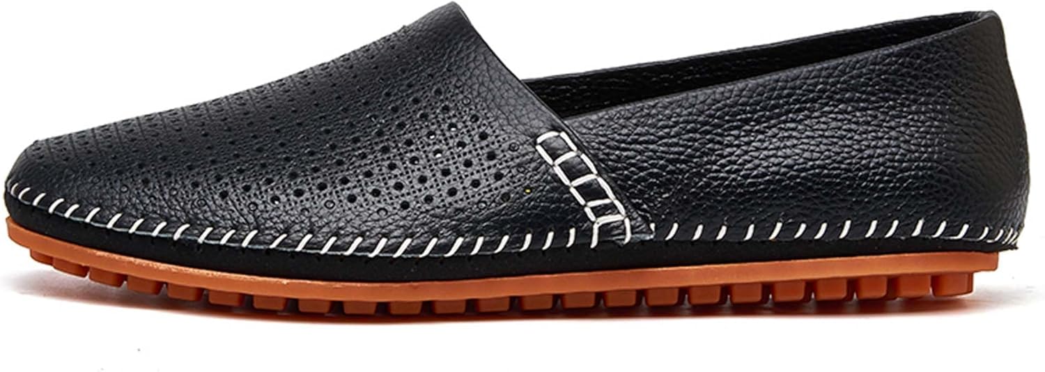 Мужские кожаные лоферы, повседневные туфли на плоской подошве, легкий дизайн, ручная строчка, удобные, мягкие, стильные, подходят для повседневных поездок, вождения, прогулок, свиданий и других случаев, носка во все сезоны Vtiao, черный
Мужские кожаные лоферы, повседневные туфли на плоской подошве, легкий дизайн, ручная строчка, удобные, мягкие, стильные, подходят для повседневных поездок, вождения, прогулок, свиданий и других случаев, носка во все сезоны Vtiao, черный